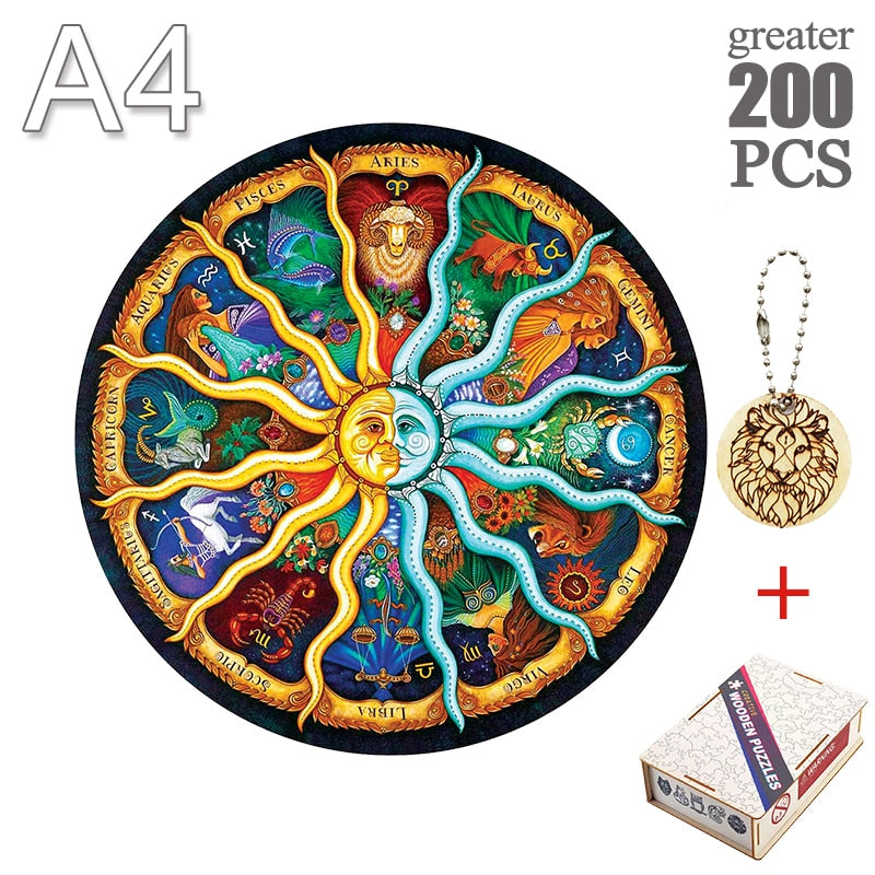Cat Zodiac Puzzle - 200 pcs