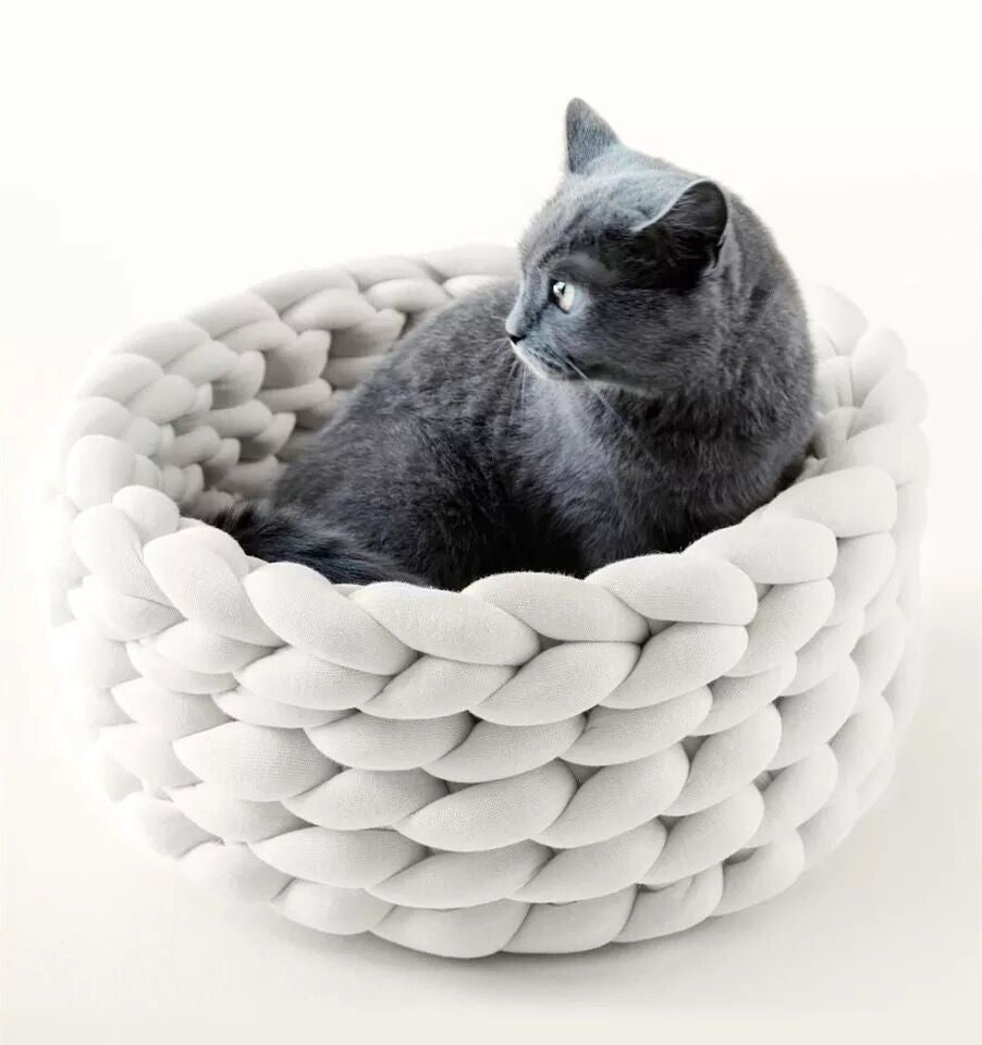 Crochet Cat ed - Grey / 30cm / United States