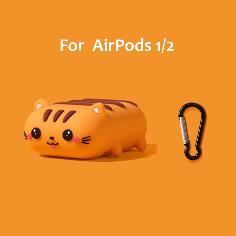 Cute Cat AirPod case - for airpods 1 & 2 - Cat airpod Case