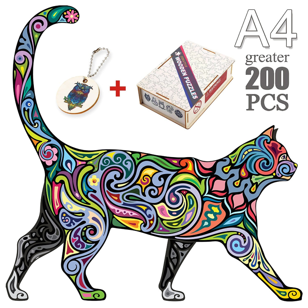 Fantasy Cat Jigsaw Puzzle - 200 pieces