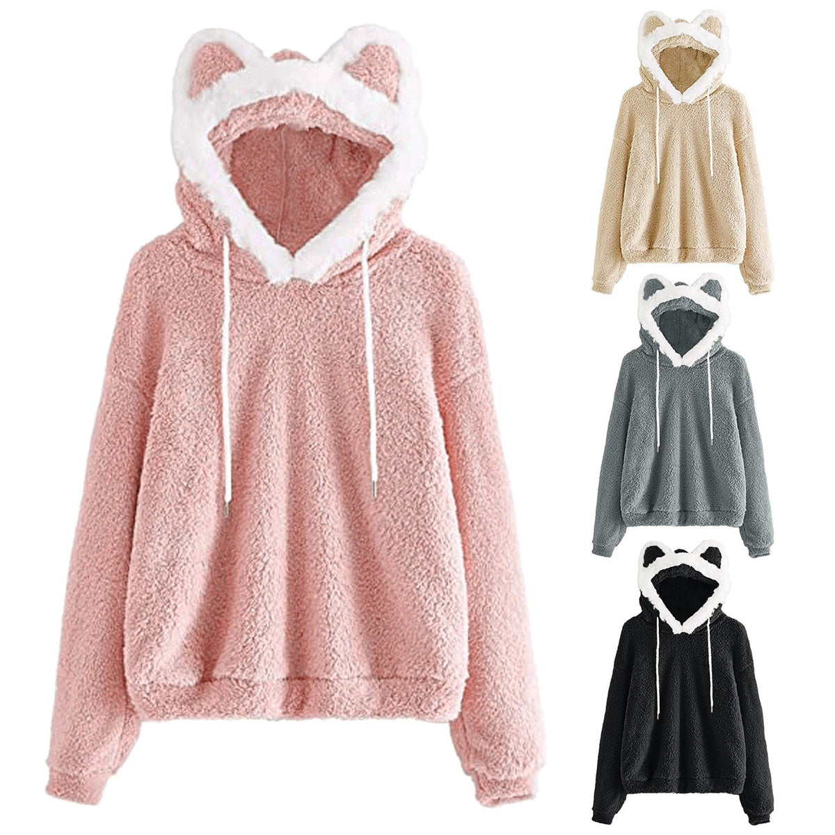 Fluffy Cat Hoodie