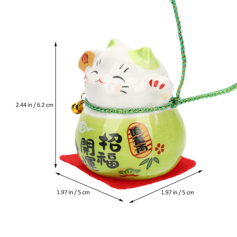 Green Maneki Neko