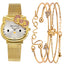 Kitty Cat Watch - Gold - Cat Watch