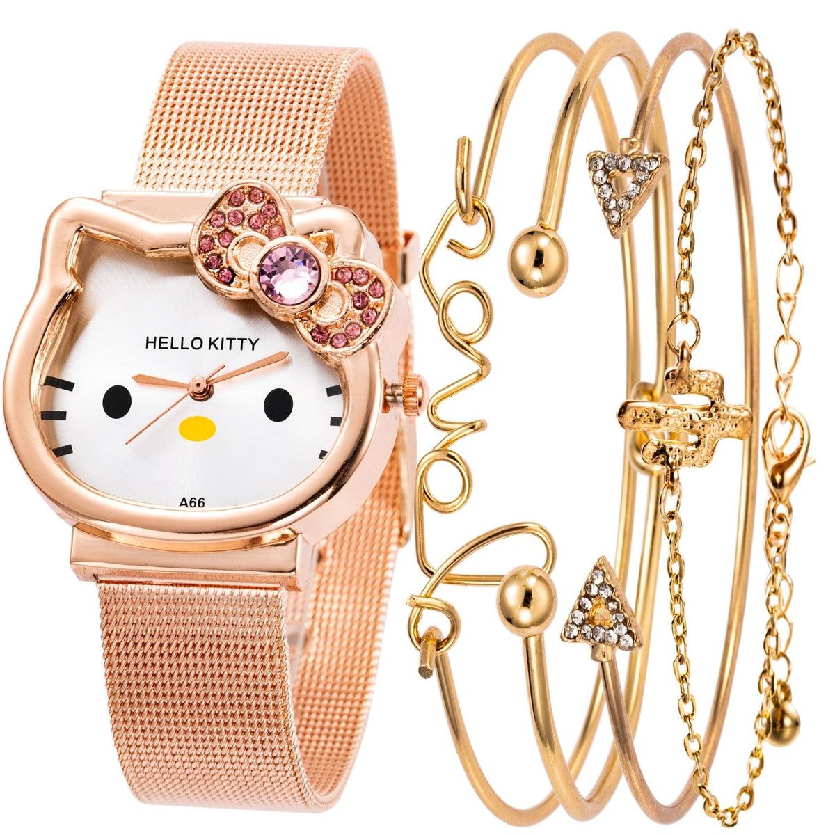 Kitty Cat Watch - Rose Gold - Cat Watch