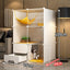 Indoor Cat Cage with Litter Box - 75X49X109cm