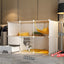 Indoor Cat Cage with Litter Box - 111X49X73cm