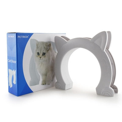 Interior Cat Door - White - Interior Cat Door