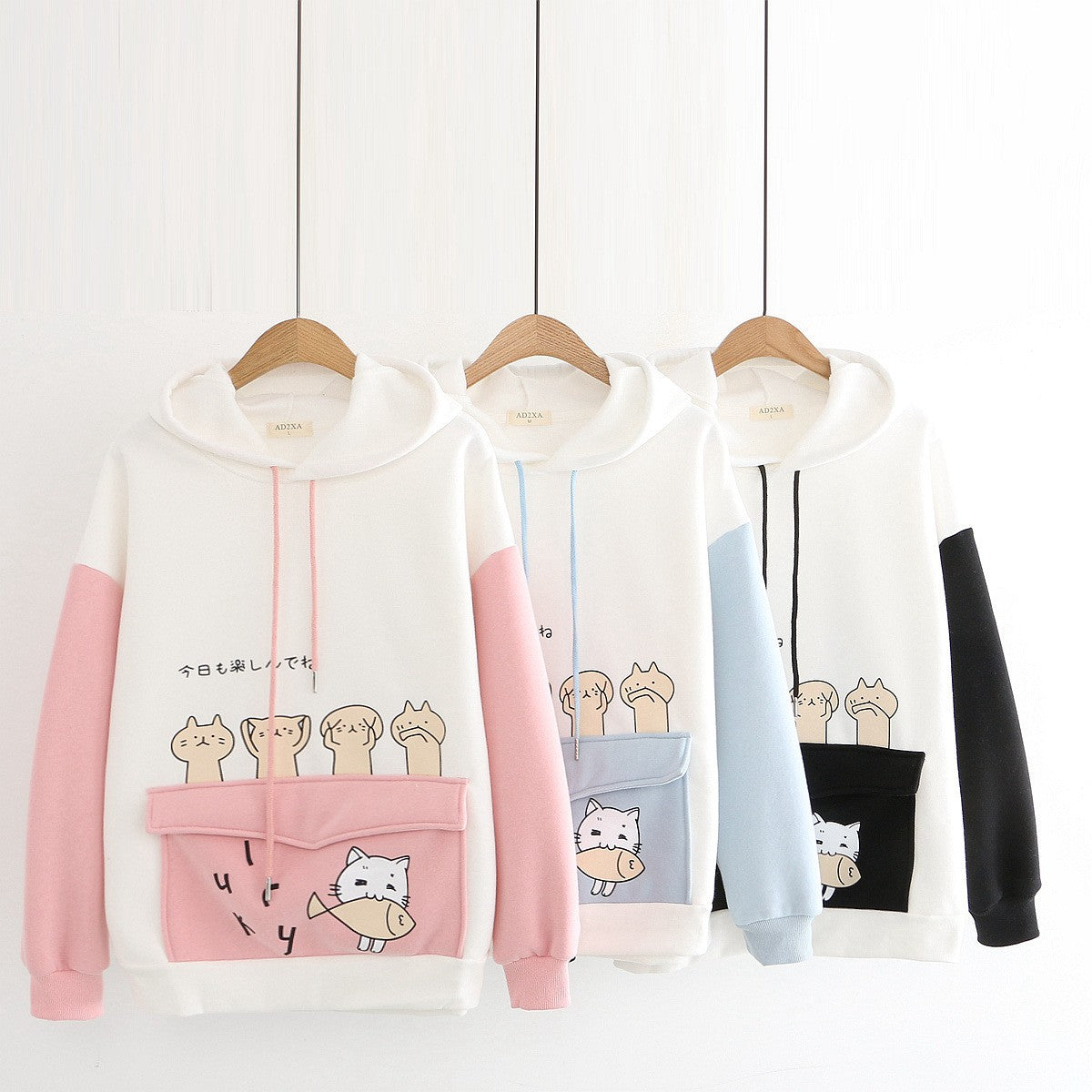 Kawaii Japanese Cat hoodie