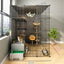 Large Cat Cage - 111X141X145cm - Large Cat Cage
