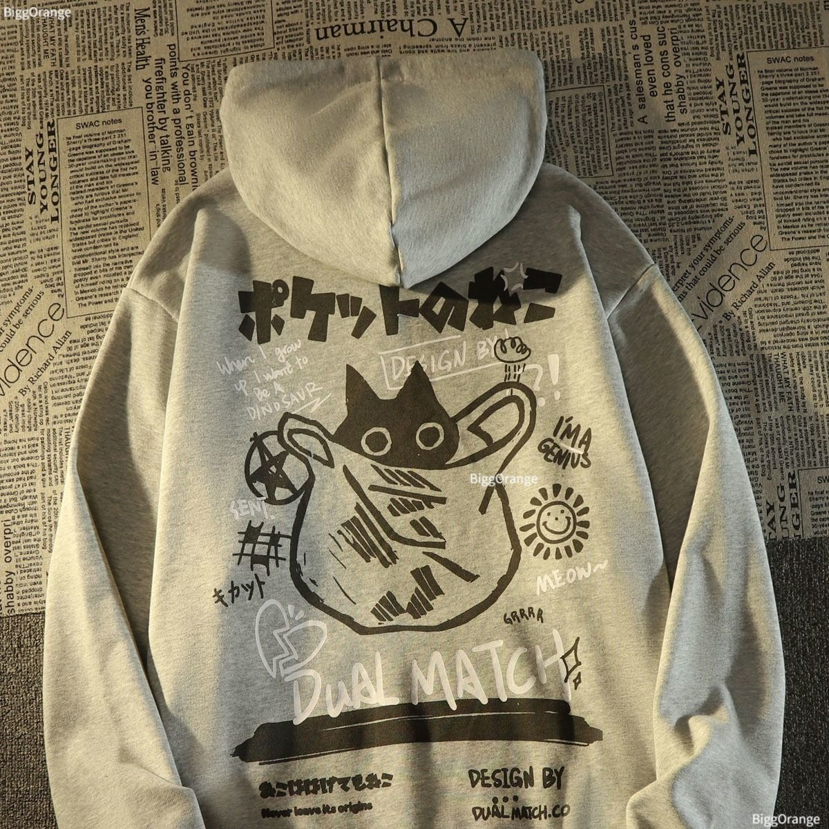 Oversize Cat Hoodie