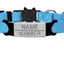 Personalized Cat Collar with Bell - Blue
