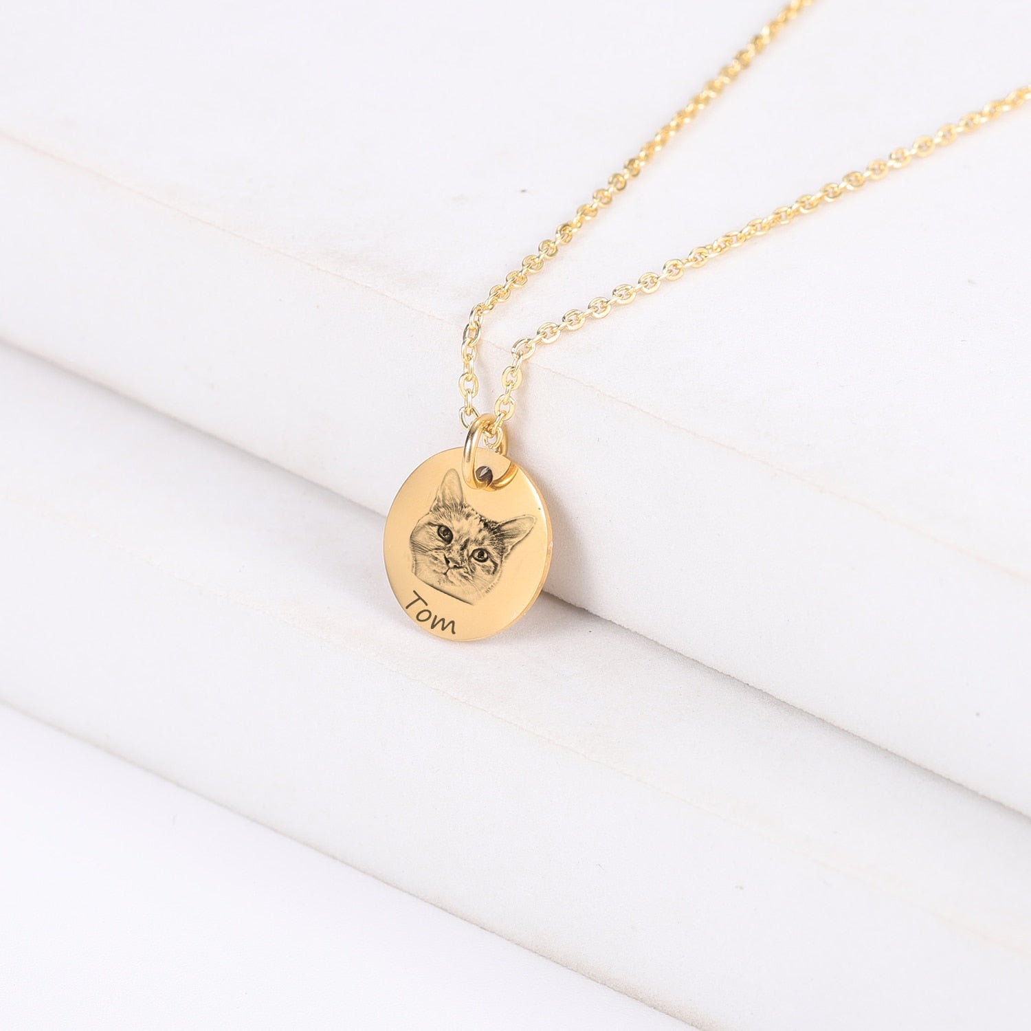 Personalized Cat Necklace