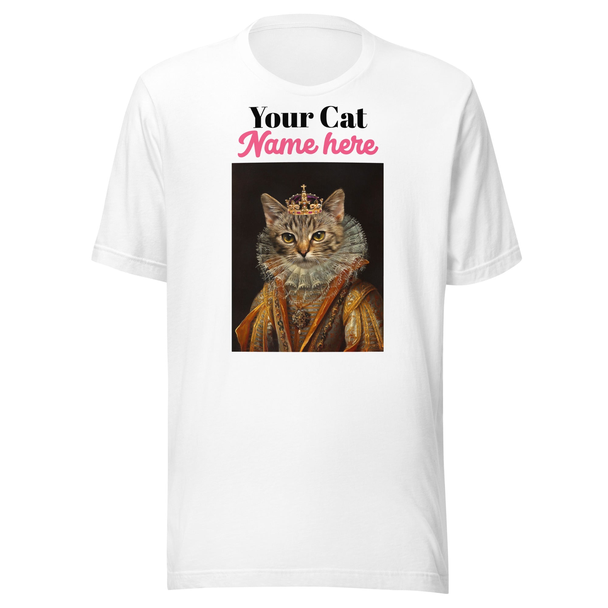 Personalized Cat Shirt - White / XS