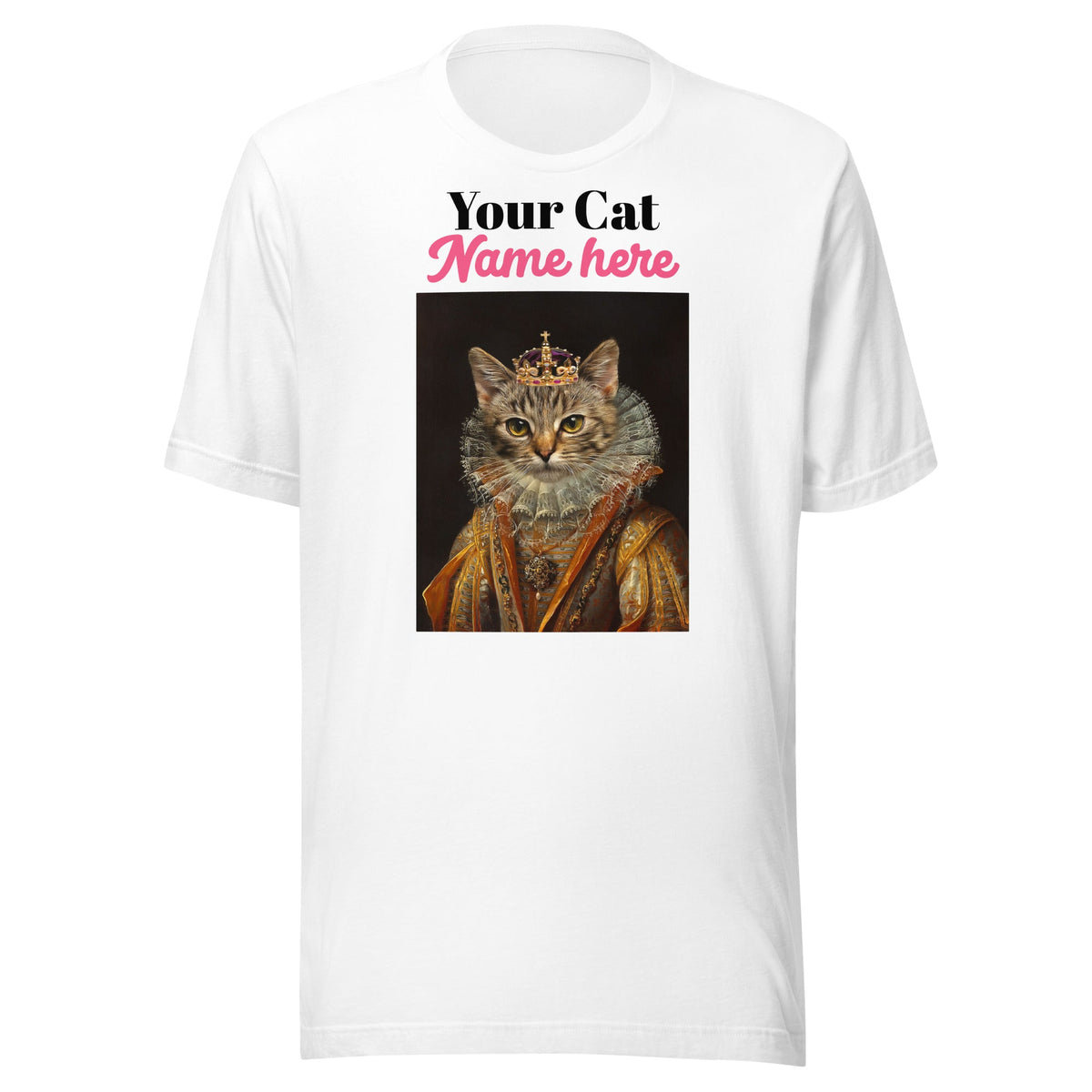 Personalized Cat Shirt - White / XS