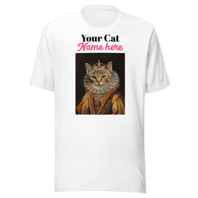 Personalized Cat Shirt - White / XS