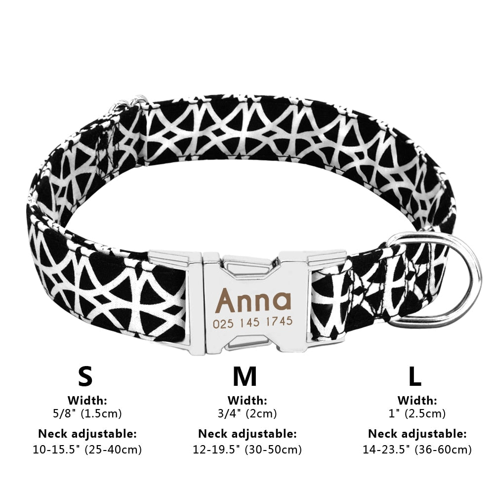 Personalized Embroided Cat Collar