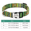 Personalized Embroided Cat Collar - 030 green / S