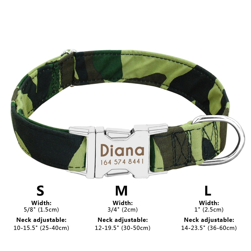 Personalized Embroided Cat Collar - 012 green / S