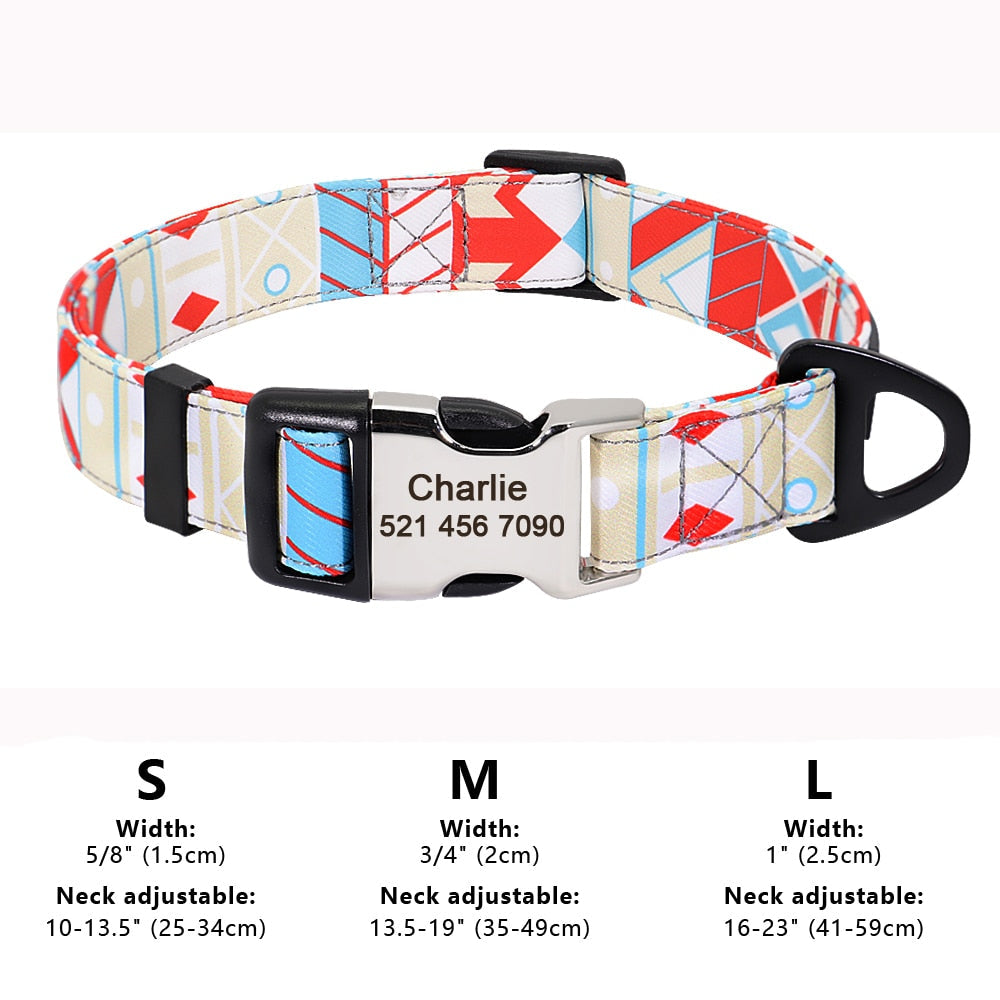 Personalized Embroided Cat Collar - 160 white / S