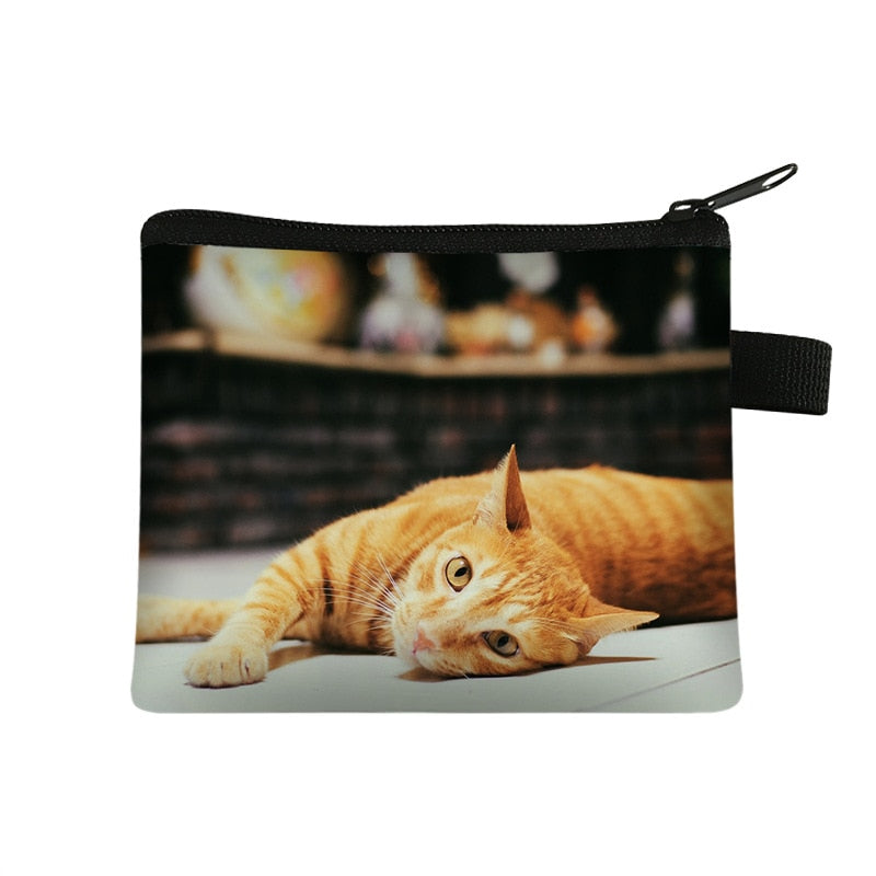 Cat Coin Purse - Yellow - Cat purse