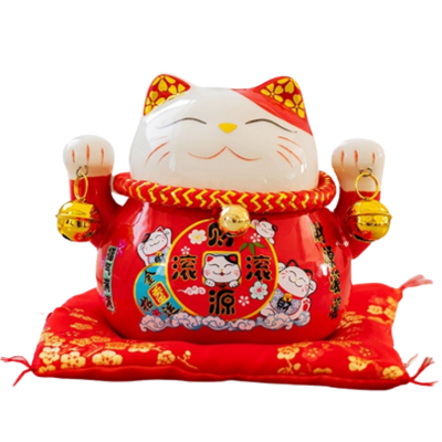 Red Maneki Neko - red maneki neko