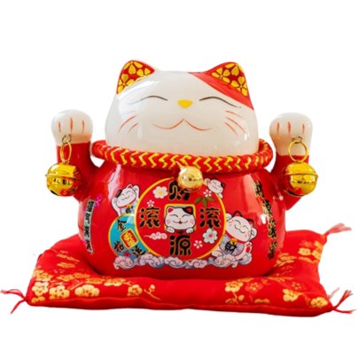 Red Maneki Neko - red maneki neko