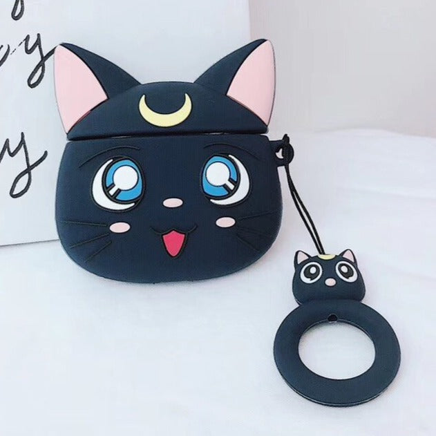 Sailor moon Cat Airpod Case - Cat airpod Case