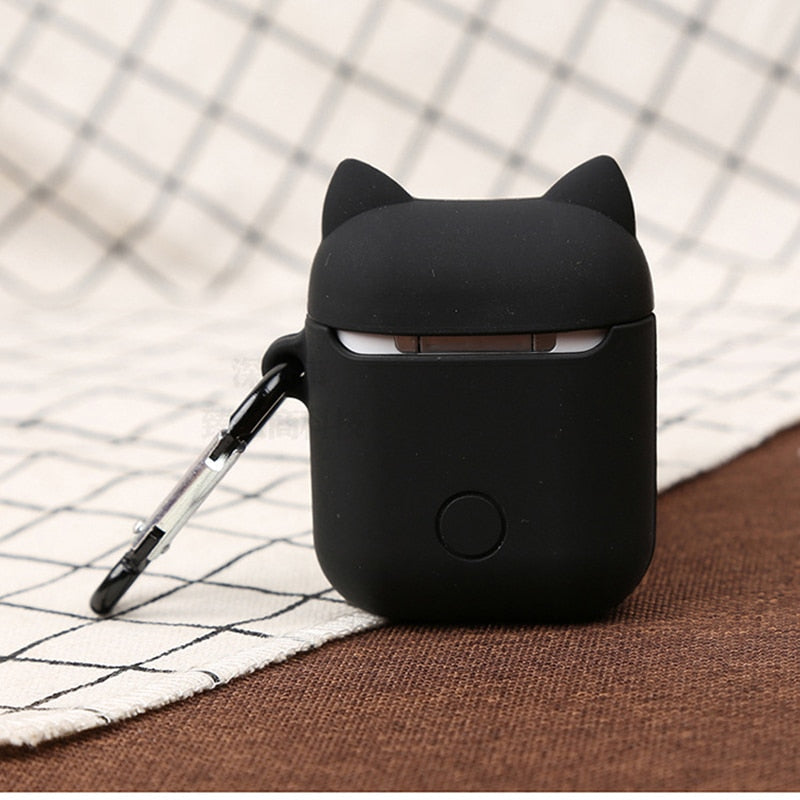 Silicone Cat Airpod Case - Cat airpod Case