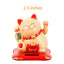 Solar Powered Lucky Cat - 2.5 inch (Gold) - Solar Powered