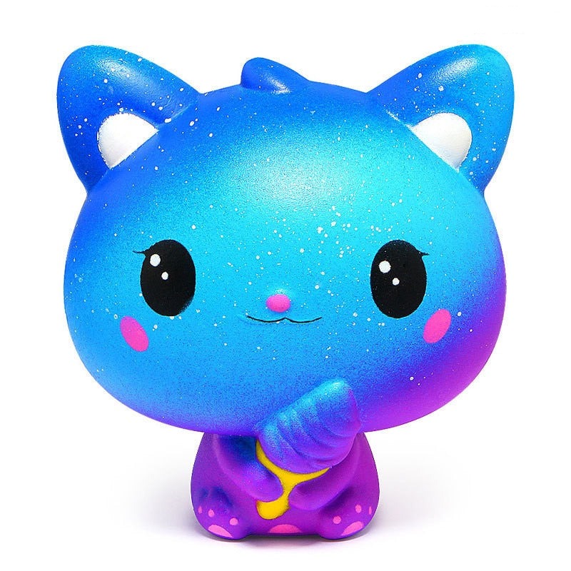 Squishy Cat - Blue