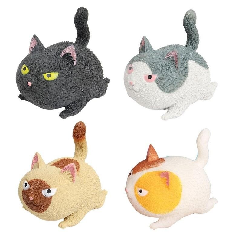 Squishy Cat Stress Toy - All Color