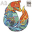 Wooden Animal Jigsaw Puzzle - Fox