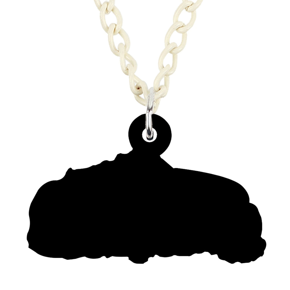 Acrylic Christmas Cat Necklace - Cat necklace