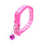Adjustable Cat Collars - Rose Red - Cat collars