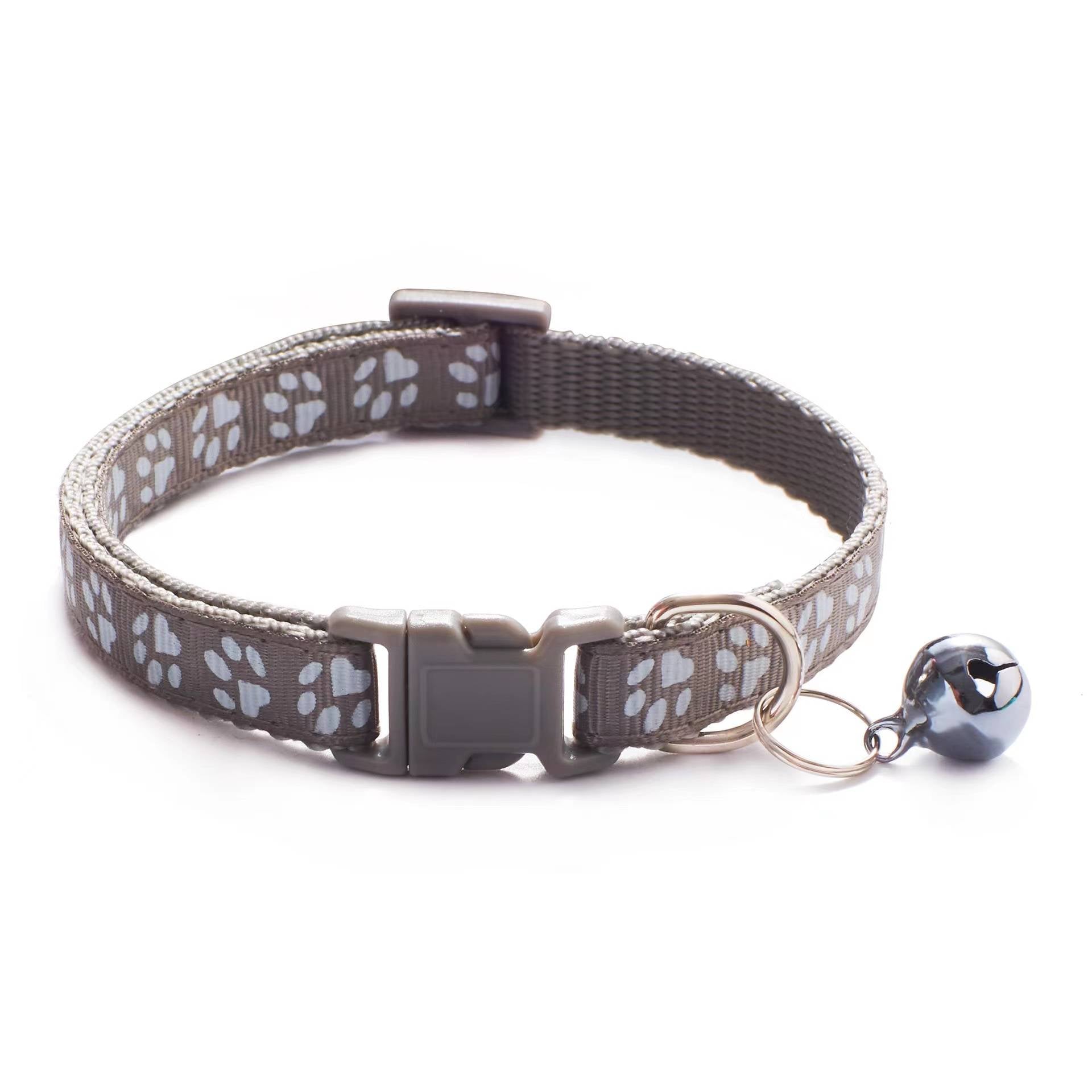 Adjustable Cat Collars - Grey - Cat collars