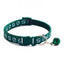 Adjustable Cat Collars - Deep green - Cat collars