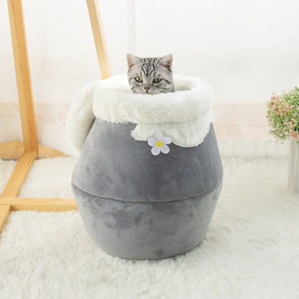 Aesthetic Cat Bed - Gray / 40X30X18CM