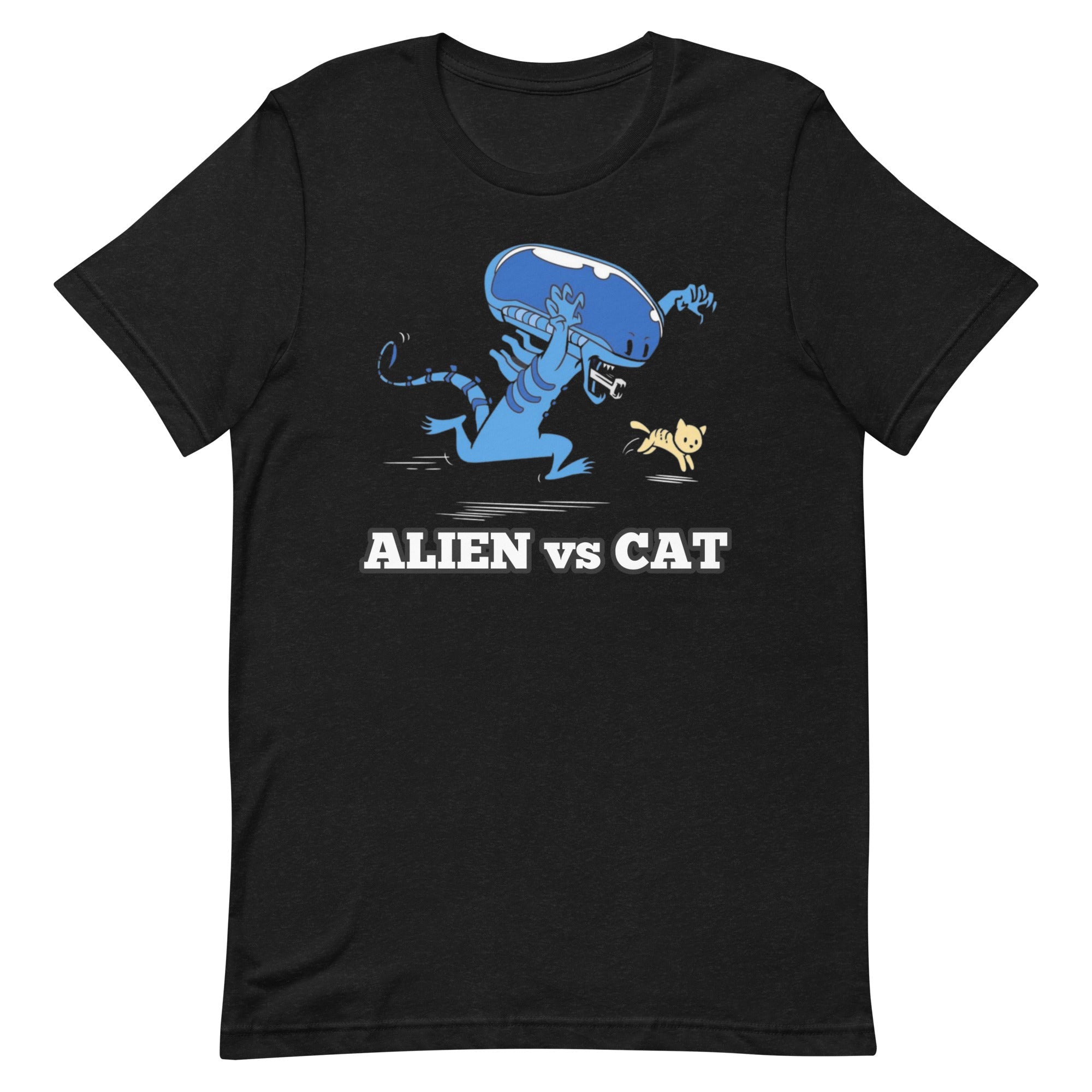 Alien chasing Cat shirt