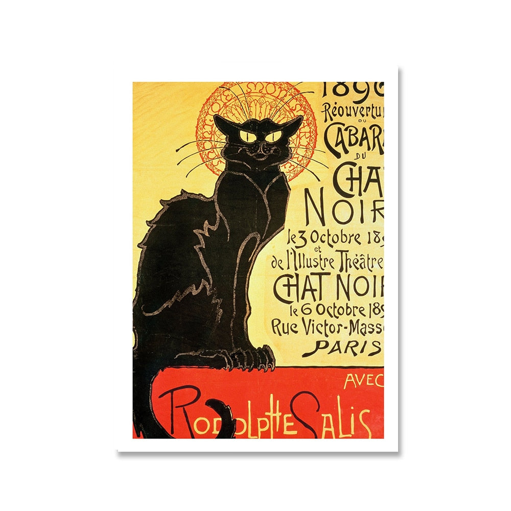 Anarchist Cat Posters - 10x15cm No Frame / Gold - Cat poster