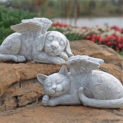 Angel Cat Figurine