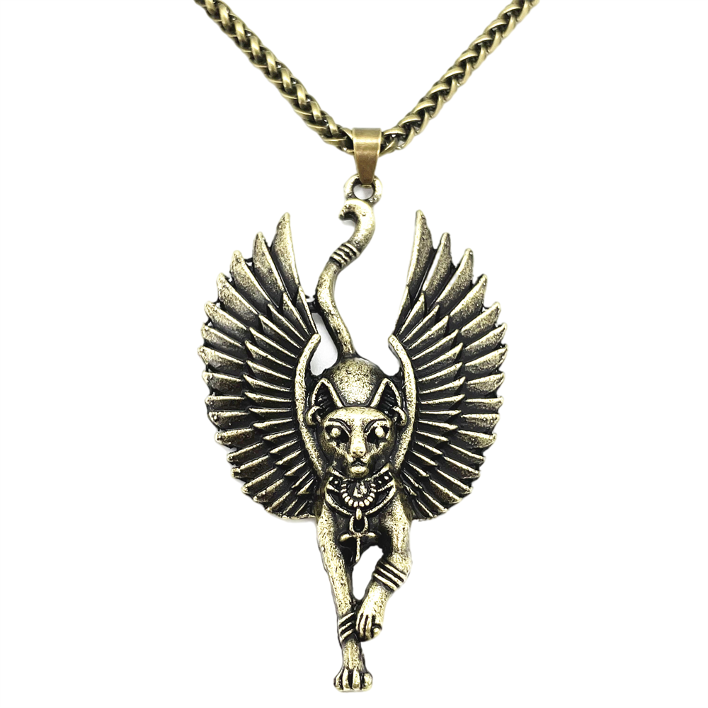 Angel Cat Necklace - Cat necklace