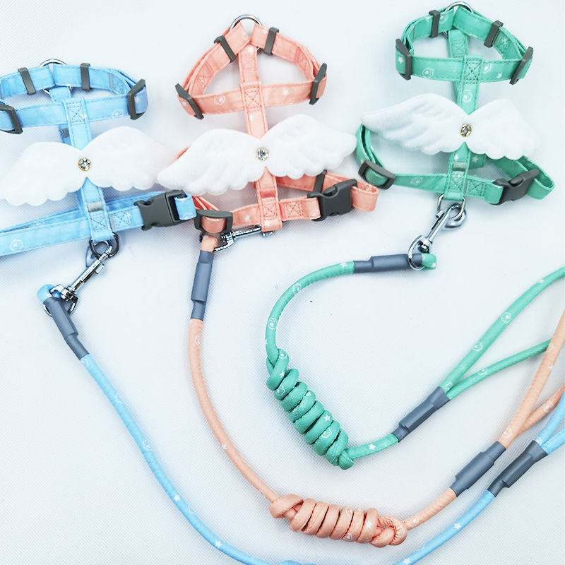 Angel Wing Cat Walking Leash - cat harness leash