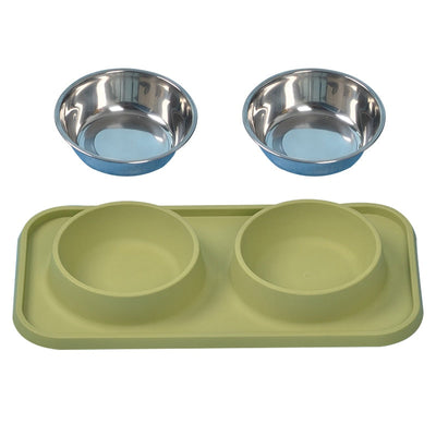 Ant Proof Cat Bowl - Green - Cat Bowls