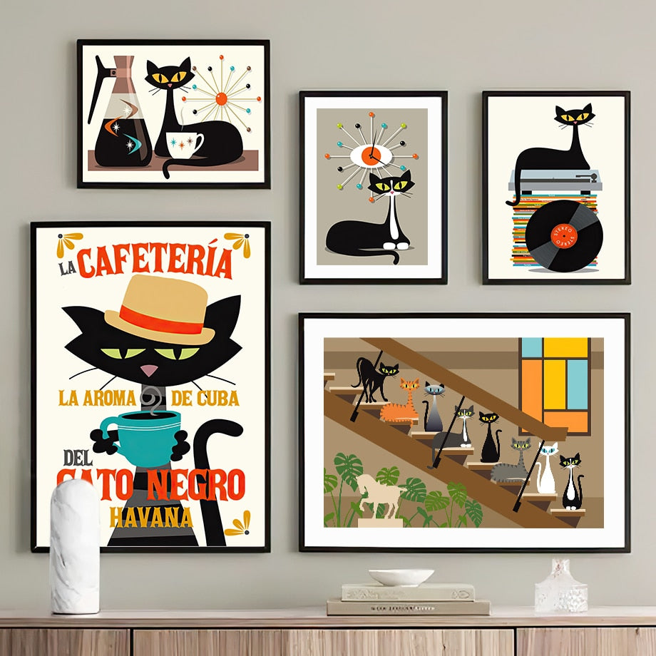 Art Posters Atomic Cat - Cat poster