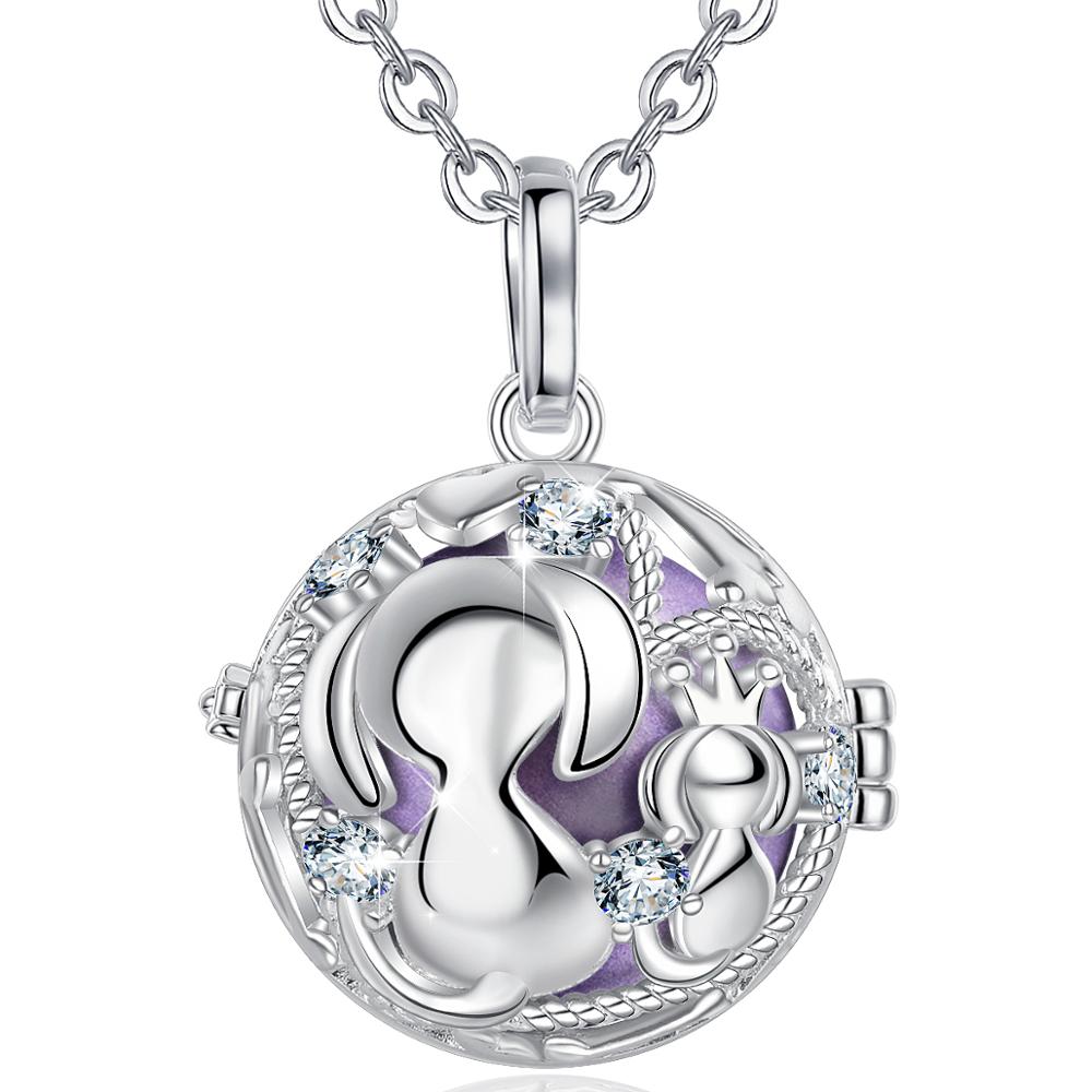 Ashes Necklace Cat - Purple - Cat necklace