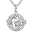 Ashes Necklace Cat - Light Pink - Cat necklace