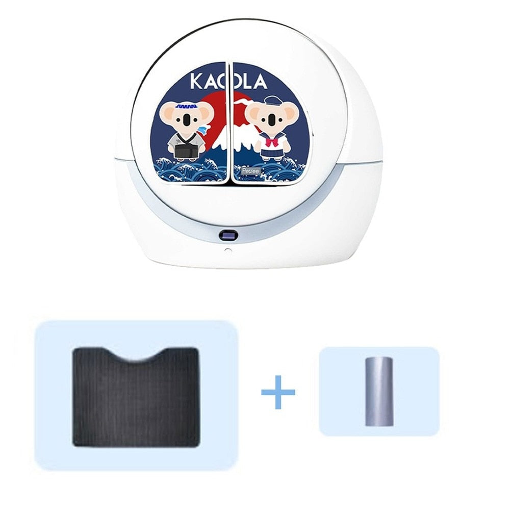 Auto Cat Litter Box - Blue - Cat litter Box