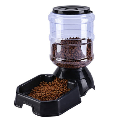 Automatic Food Dispenser Cat - Black - automatic cat food