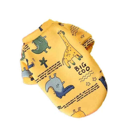 Autumn Clothes for Cats - Yellow Animal / XS - Clothes for