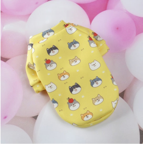 Autumn Clothes for Cats - Milk Yellow Dog / XS - Clothes for